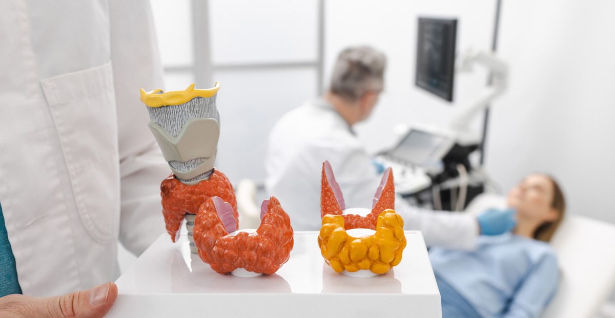 Thyroid-pathology-models-with-ultrasound-procedure-in-background